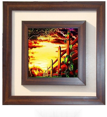 29% OFF on Lila Painting DVL- S- 385 With Wooden Frame Canvas Art 29% OFF on Lila Painting DVL- S- 385 With Wooden Frame Canvas Art