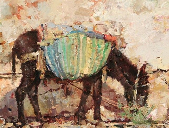 80% OFF on Holicshop Horse Canvas Pianting without Frame Canvas Art