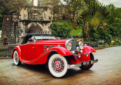 53% OFF on Vintage Car 30 Fine Art Print