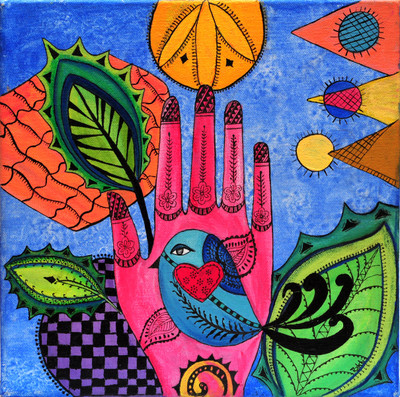 49% OFF on The Palm Canvas Art