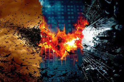 55% OFF on Da Vinci Posters Dark Knight Trilogy Symbol Poster Photographic Paper