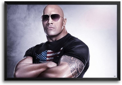 53% OFF on Wwe Rock Style Fp00004253 Framed Photographic Paper 53% OFF on Wwe Rock Style Fp00004253 Framed Photographic Paper