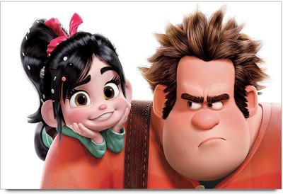 34% OFF on Amy Wreck It Ralph Vanellope Von Schweetz Paper Print