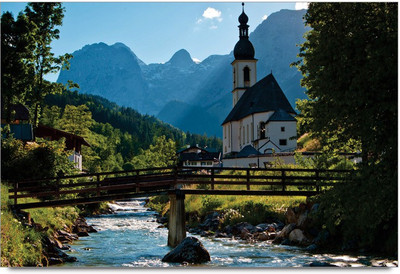 34% OFF on Amy Parish Church of St.Sebastian Paper Print