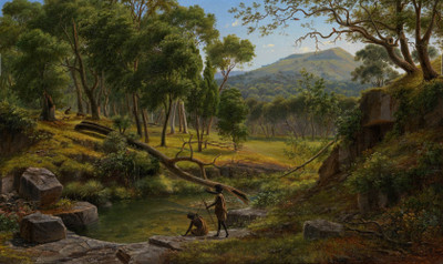 25% OFF on Print of Warrenheip Hills near Ballarat Canvas Art