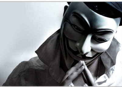 37% OFF on Anonymous Face Poster (18 x 12 Inches) by Shopkeeda Paper Print