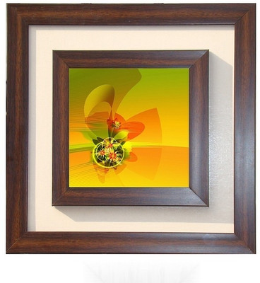 29% OFF on Lila Painting DVL- S- 254 With Wooden Frame Canvas Art