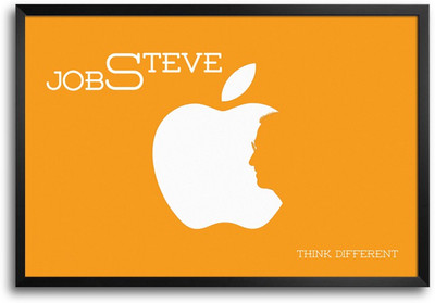 46% OFF on Steve Jobs Apple Face Design Laminated Framed Paper Print 46% OFF on Steve Jobs Apple Face Design Laminated Framed Paper Print