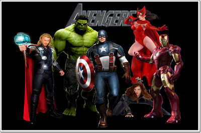 66% OFF on The Avengers Poster Paper Print
