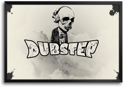 46% OFF on ShopMantra Skull Dubstep Laminated Frame Poster Paper Print