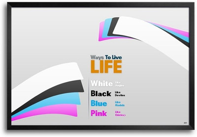 74% OFF on Ways To Life Fp00004143 Framed Photographic Paper