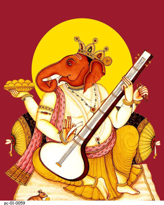 62% OFF on Canvas without frame - Ganpati Ji 15 Canvas Art