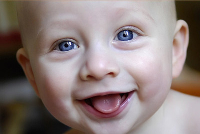 53% OFF on Cute Baby With Tongue Poster Paper Print