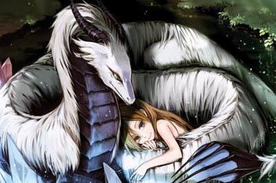 62% OFF on Girl And Dragon Art Poster Photographic Paper