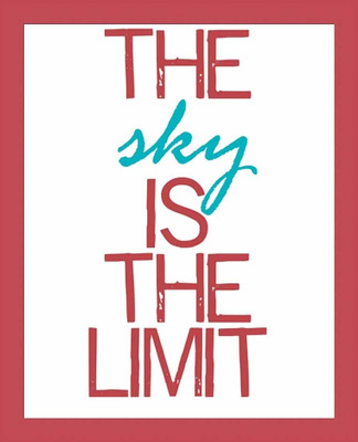 36% OFF on Painting Mantra Framed - The Sky Is The Limit Paper Print