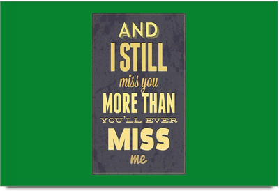 77% OFF on Shoprock I Miss U More Than Anyone Photographic Paper