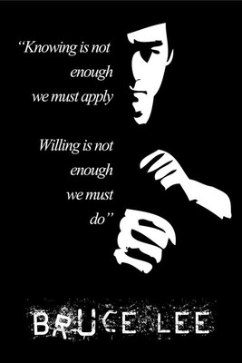 8% OFF on Bruce Lee - Must Act Paper Print