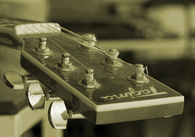 35% OFF on Guitar Headstock Fine Art Print