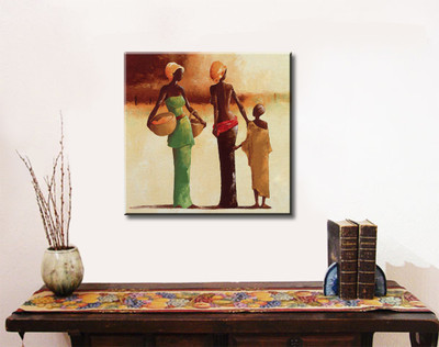 55% OFF on African Tribal Art Print Canvas Art