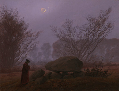 12% OFF on A Walk At Dusk By Caspar David Friedrich German Fine Art Print