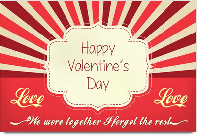 57% OFF on ShopMantra Retro Love Design Poster Paper Print 57% OFF on ShopMantra Retro Love Design Poster Paper Print