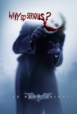 60% OFF on Why so serious behind glass Fine Art Print