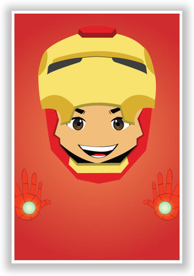 42% OFF on Baby Iron man Poster Paper Print