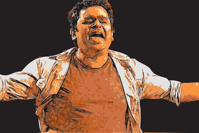 6% OFF on A. R. Rahman Singing Paper Print