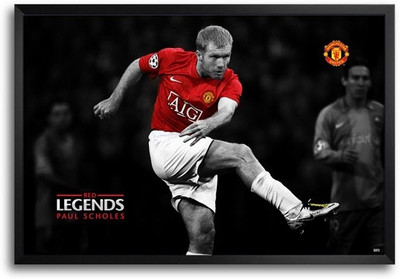 74% OFF on Paul Scholes Kick Fp00004330 Framed Photographic Paper