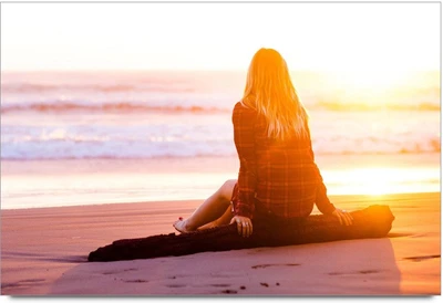 75% OFF on Amy Alone Girl Sittting On The Beach Paper Print 75% OFF on Amy Alone Girl Sittting On The Beach Paper Print