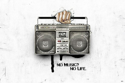 64% OFF on No Music No Life Photographic Paper