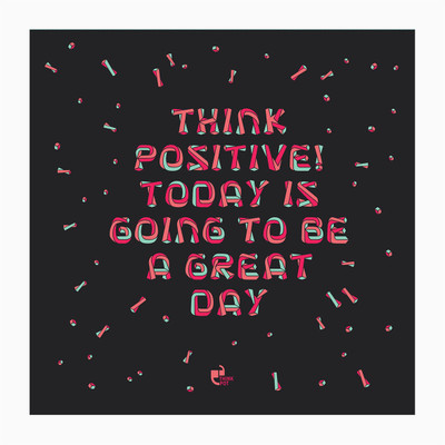 5% OFF on Thinkpot Think Positive! - White Square Frame Paper Print 5% OFF on Thinkpot Think Positive! - White Square Frame Paper Print