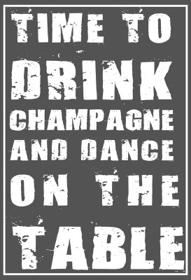 6% OFF on Time to Drink Paper Print 6% OFF on Time to Drink Paper Print