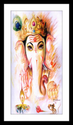 37% OFF on Sketch Ganesha Fine Art Print