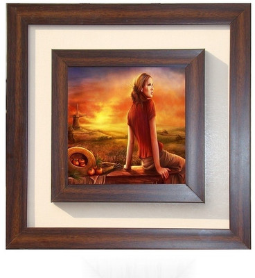 20% OFF on Lila Painting DVL- L- 603 With Wooden Frame Canvas Art