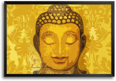 50% OFF on ShopMantra Lord Buddha Meditation Laminated Frame Poster Paper Print