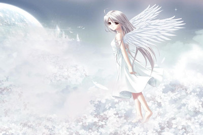 62% OFF on Cute Angel In Sky Poster Photographic Paper