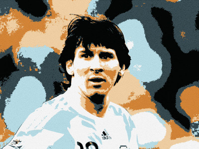 57% OFF on Messi Paper Print