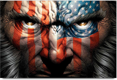 53% OFF on American Comic Superhero Poster Paper Print