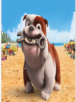 37% OFF on Smiling Cartoon Puppy Poster (12 x 18 Inches) by Shopkeeda Paper Print