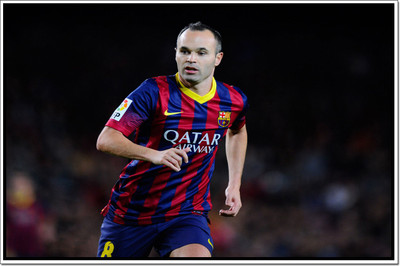 50% OFF on Andres Iniesta Poster Paper Print