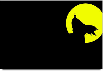 62% OFF on Batman On Sun Paper Print