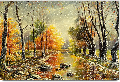 34% OFF on Amy Nature Painting with Snowy Effect 3D Poster 34% OFF on Amy Nature Painting with Snowy Effect 3D Poster