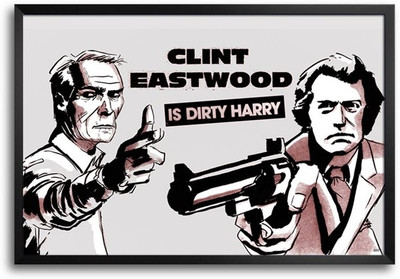 74% OFF on Dirty Harry Sketch Fp00004026 Framed Photographic Paper