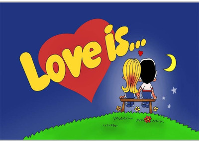 37% OFF on Love Is Poster (18 x 12 Inches) by Shopkeeda Paper Print 37% OFF on Love Is Poster (18 x 12 Inches) by Shopkeeda Paper Print