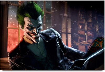 62% OFF on Joker With Smily Face Paper Print