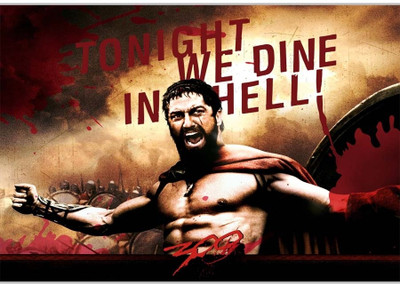 37% OFF on Tonigt We Dine In Hell Poster (18 x 12 Inches) by Shopkeeda Paper Print