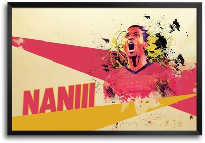 46% OFF on Shopmantra LuíS Carlos Nani Portugal Football Laminated Frame Poster Paper Print