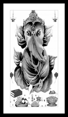 37% OFF on Leaves Ganesha Fine Art Print
