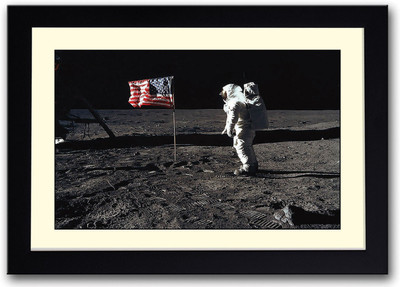 26% OFF on Man on Moon Fine Art Print